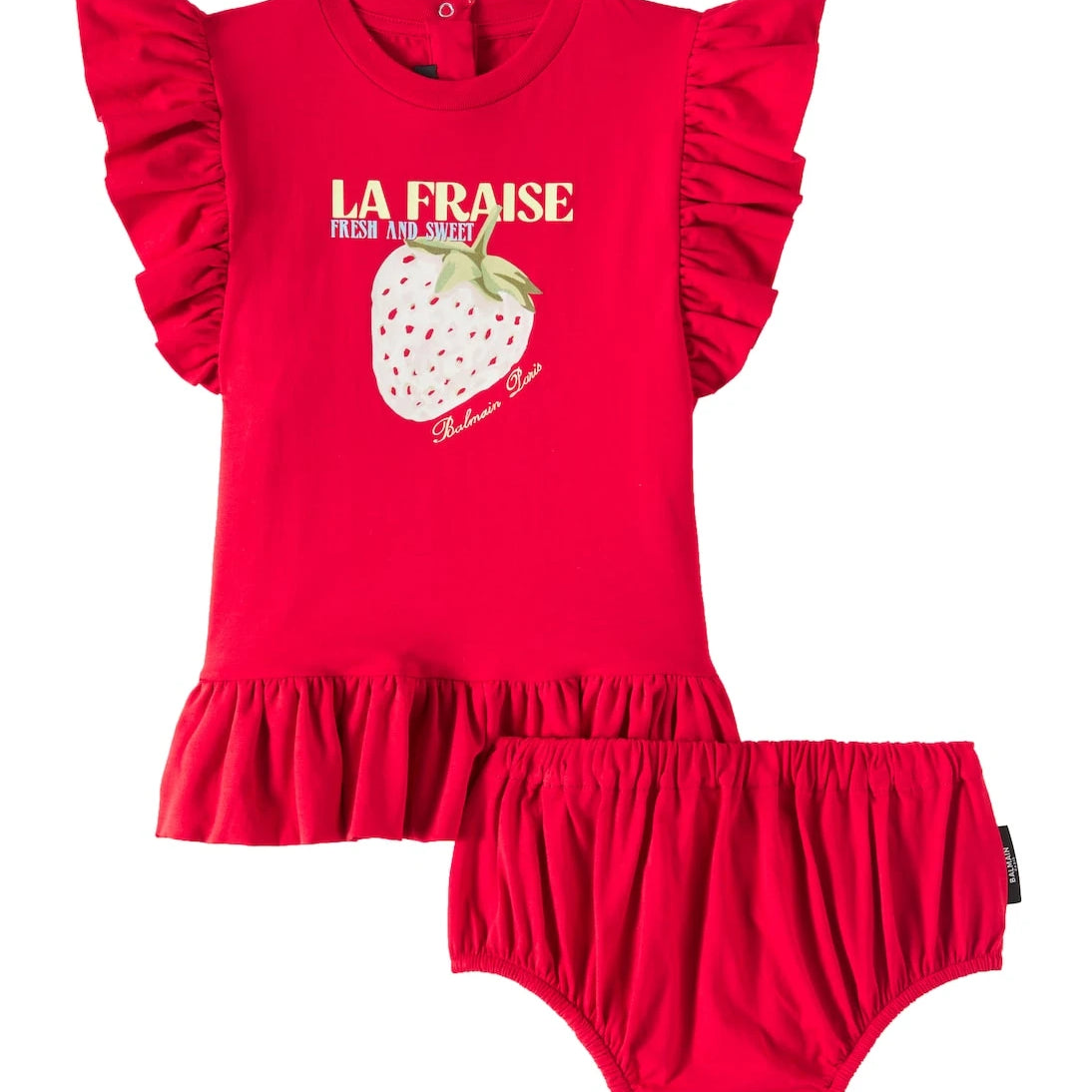 Balmain Kids - Baby cotton jersey dress