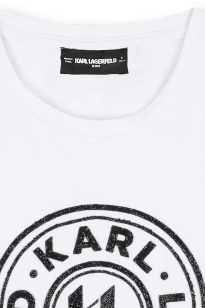 Детска блуза с дълги ръкави Karl Lagerfeld