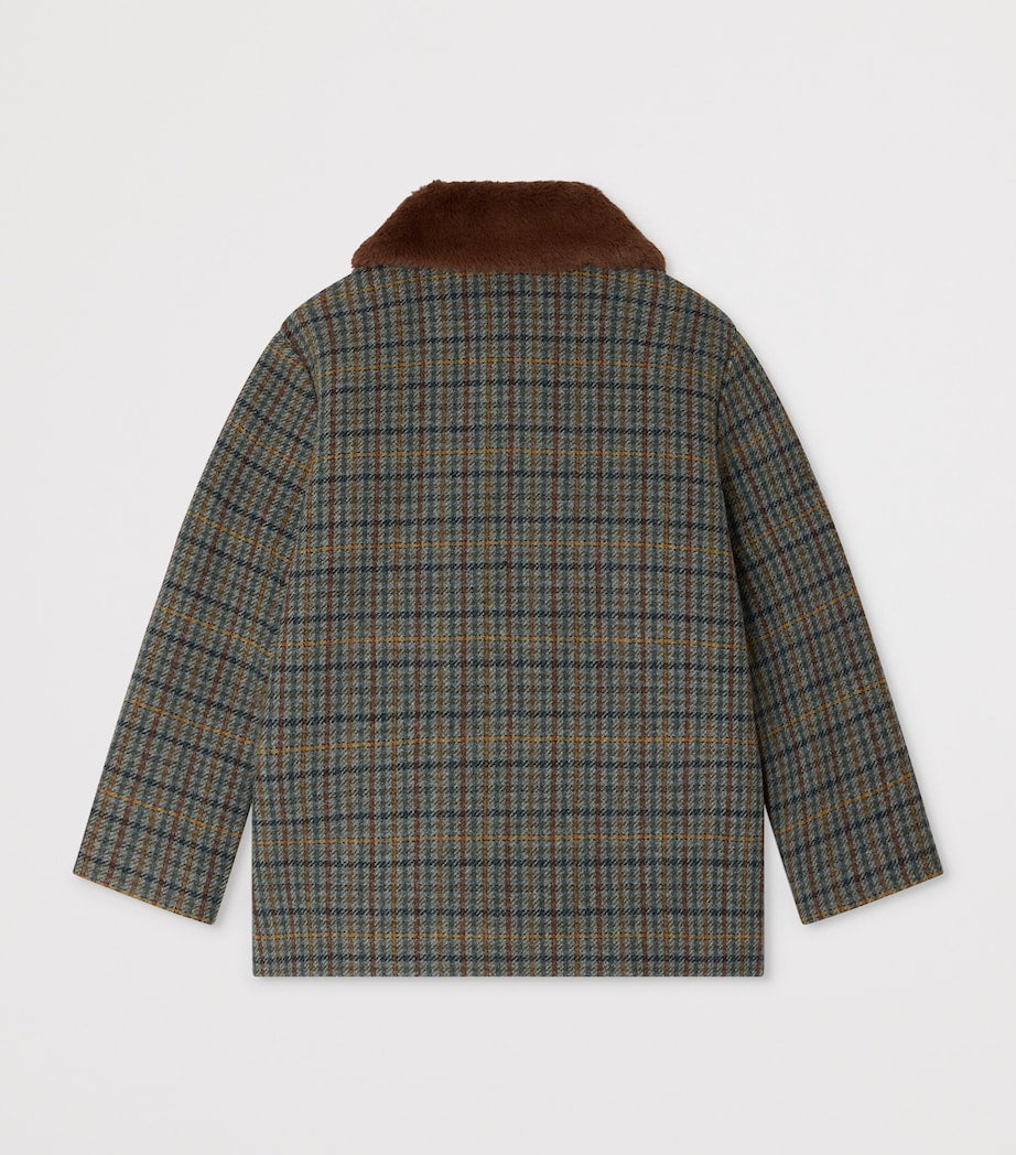 Cotton Check Coat (4-8 Years)