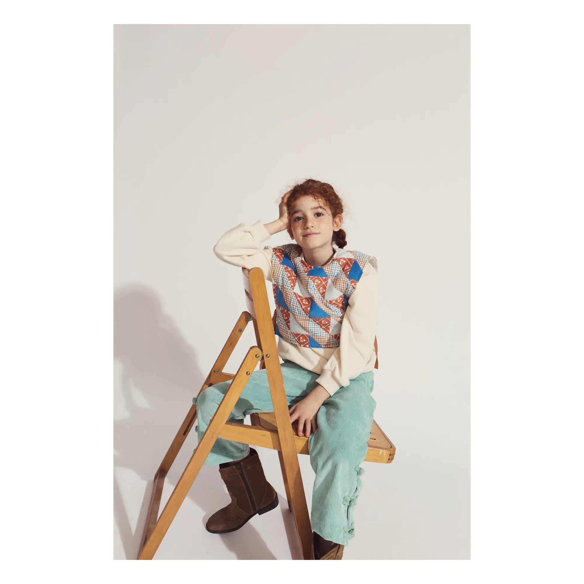 Gingersnaps - Arielle Ruffle Pants | Green water