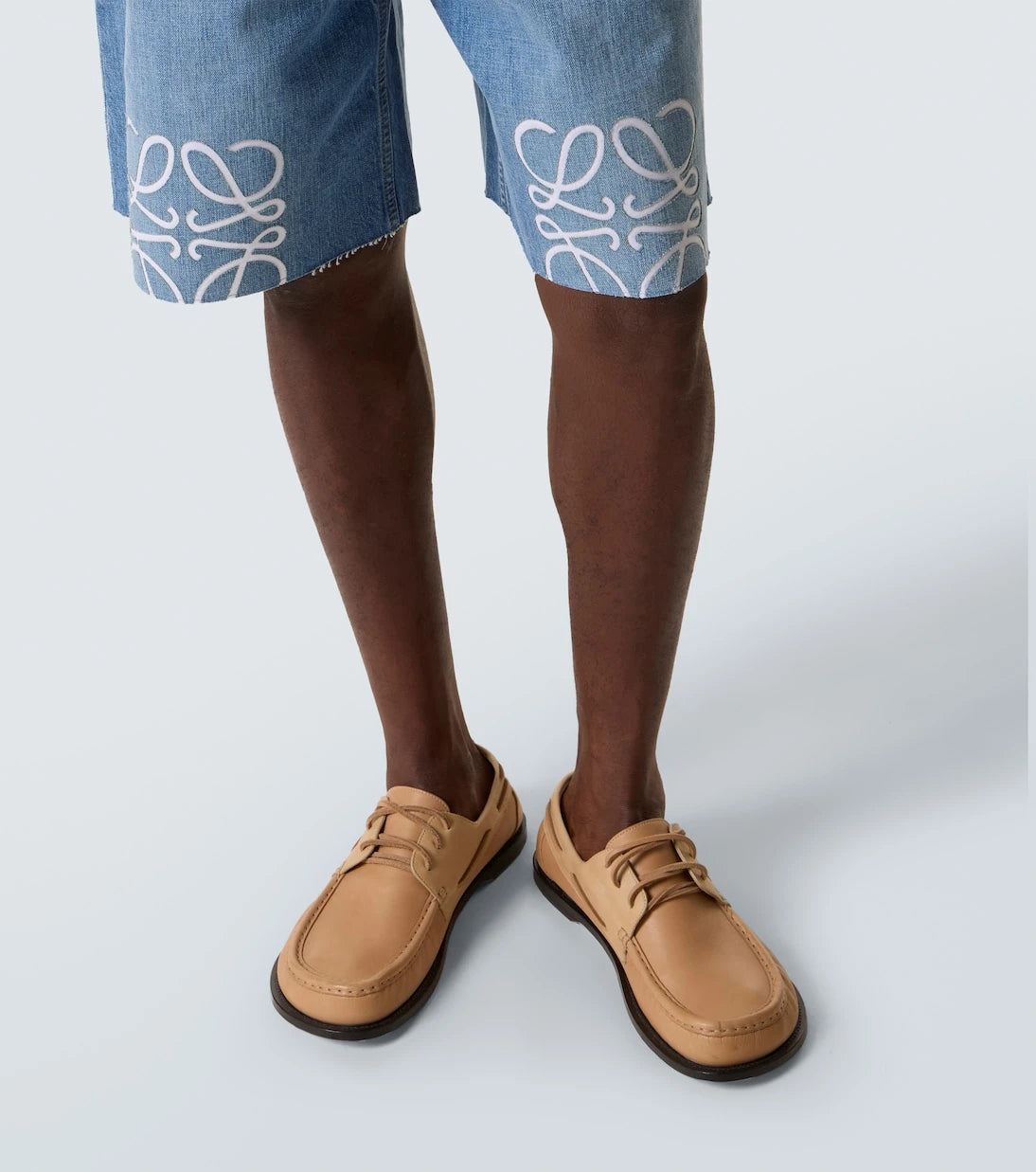 Loewe - Anagram denim shorts
