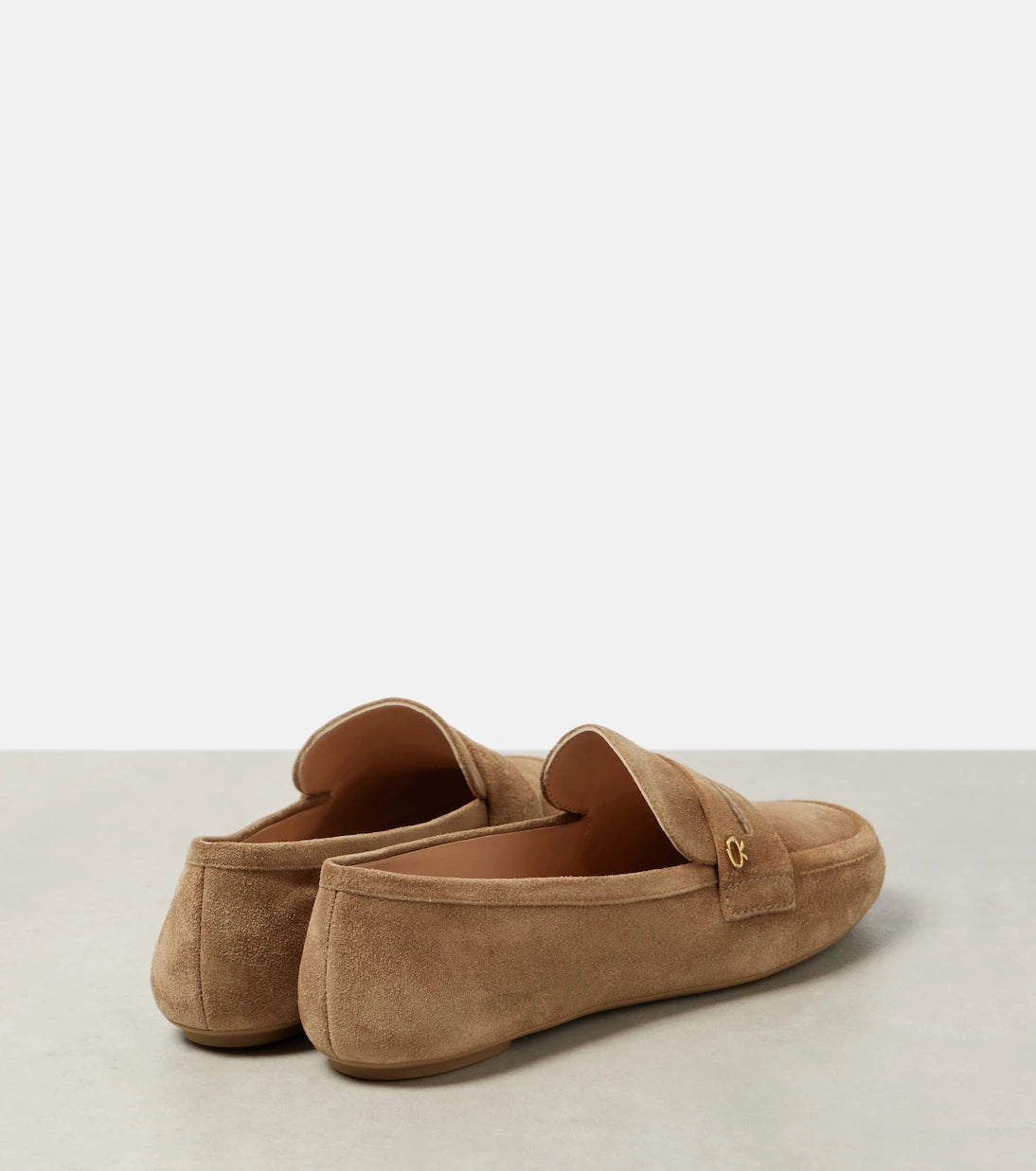Gianvito Rossi - Giorgia suede penny loafers