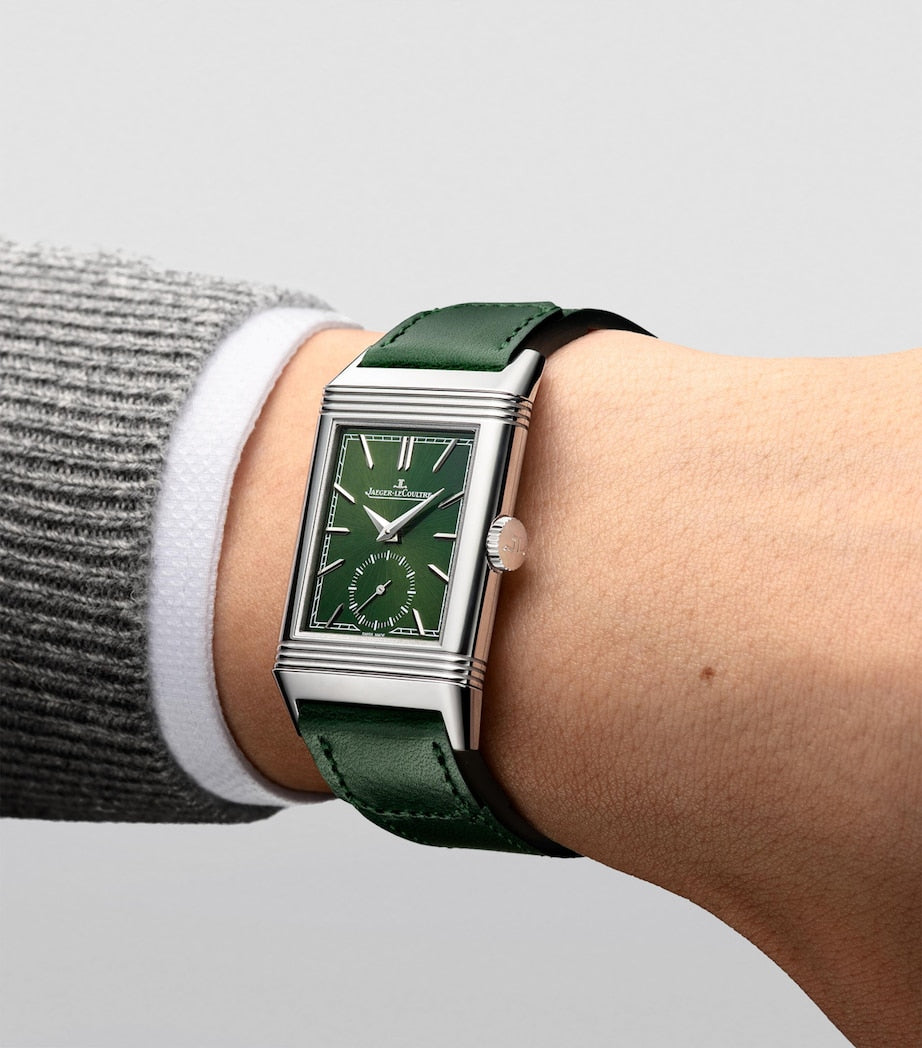 Stainless Steel Reverso Tribute Small Seconds Watch 27.4mm