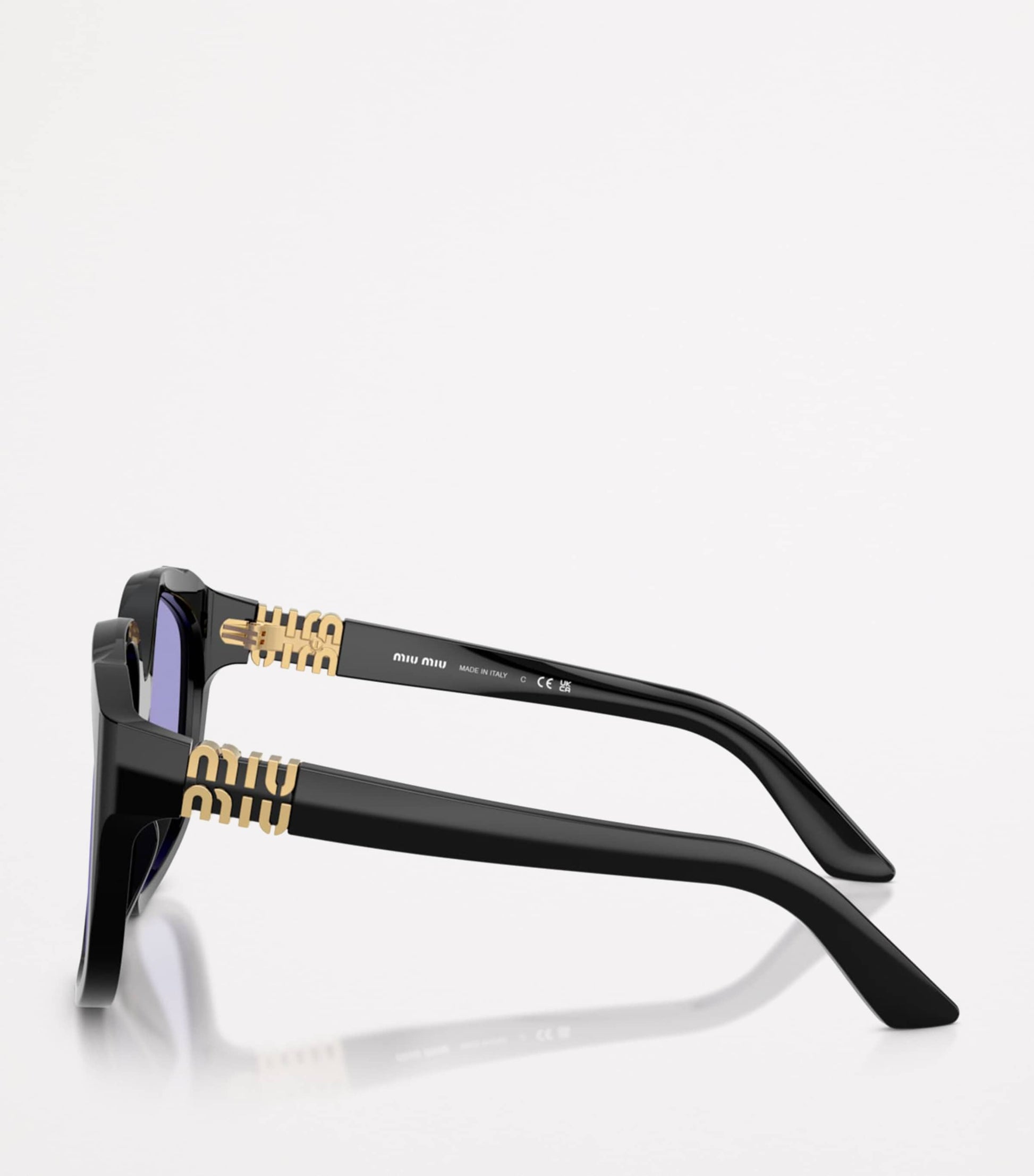 Black Acetate Oversized Sunglasses