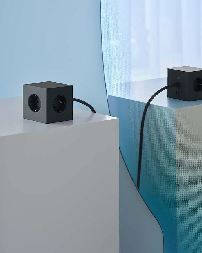 Магнитен куб за зареждане на pleAvolt Квадрат 1, 2 x USB-C, 1,8 м