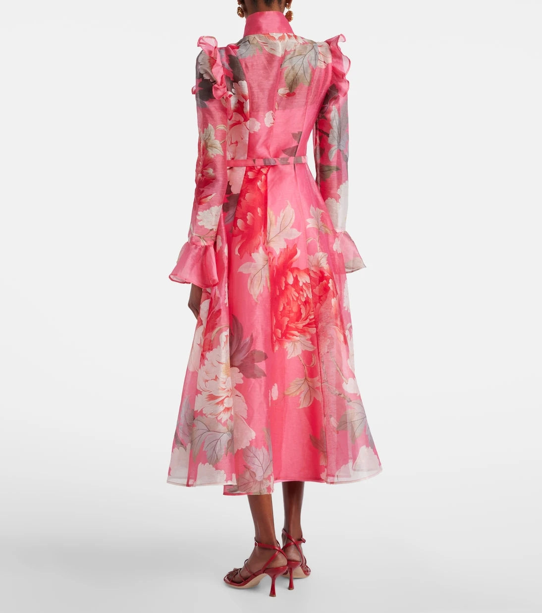 Leo Lin - Katrina floral midi dress