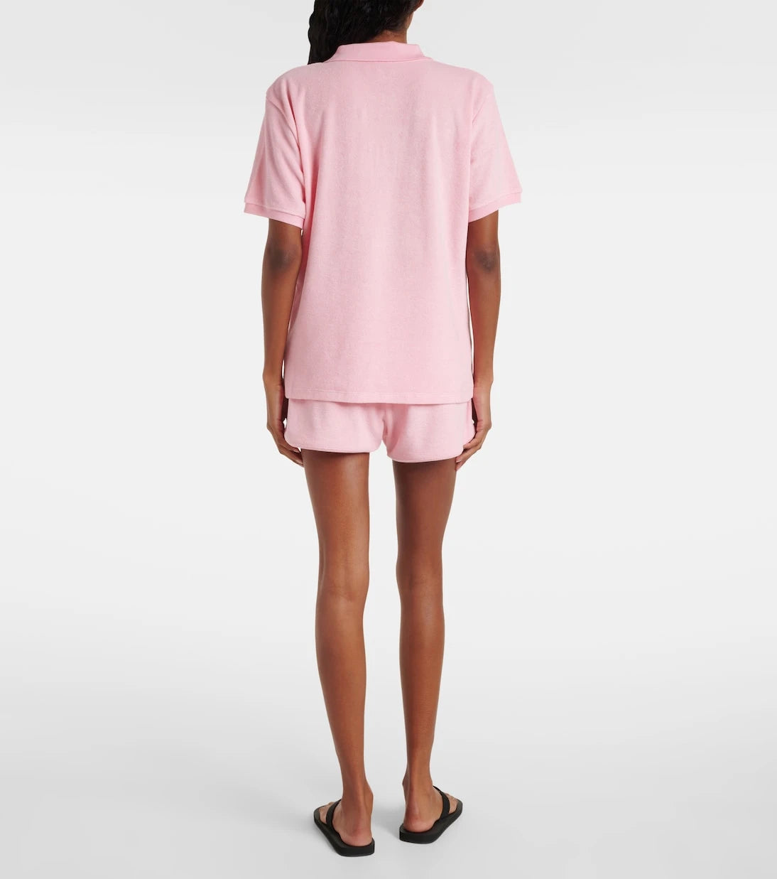 Hunza G - Cotton terry polo shirt