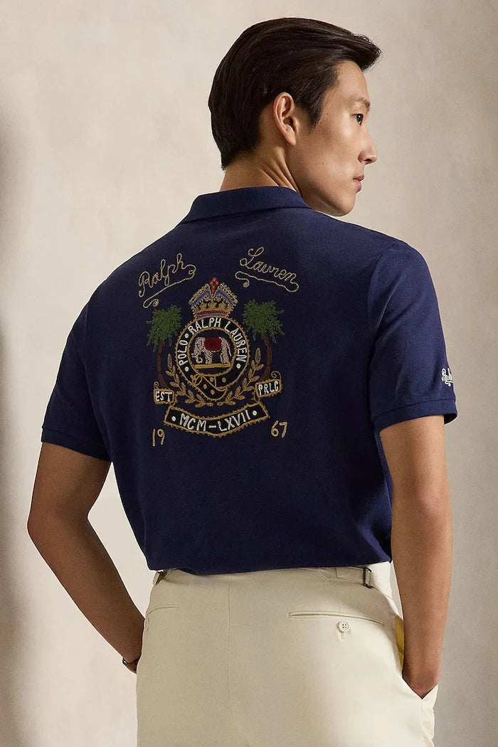 Polo Ralph Lauren тениска с яка мъжка от памук