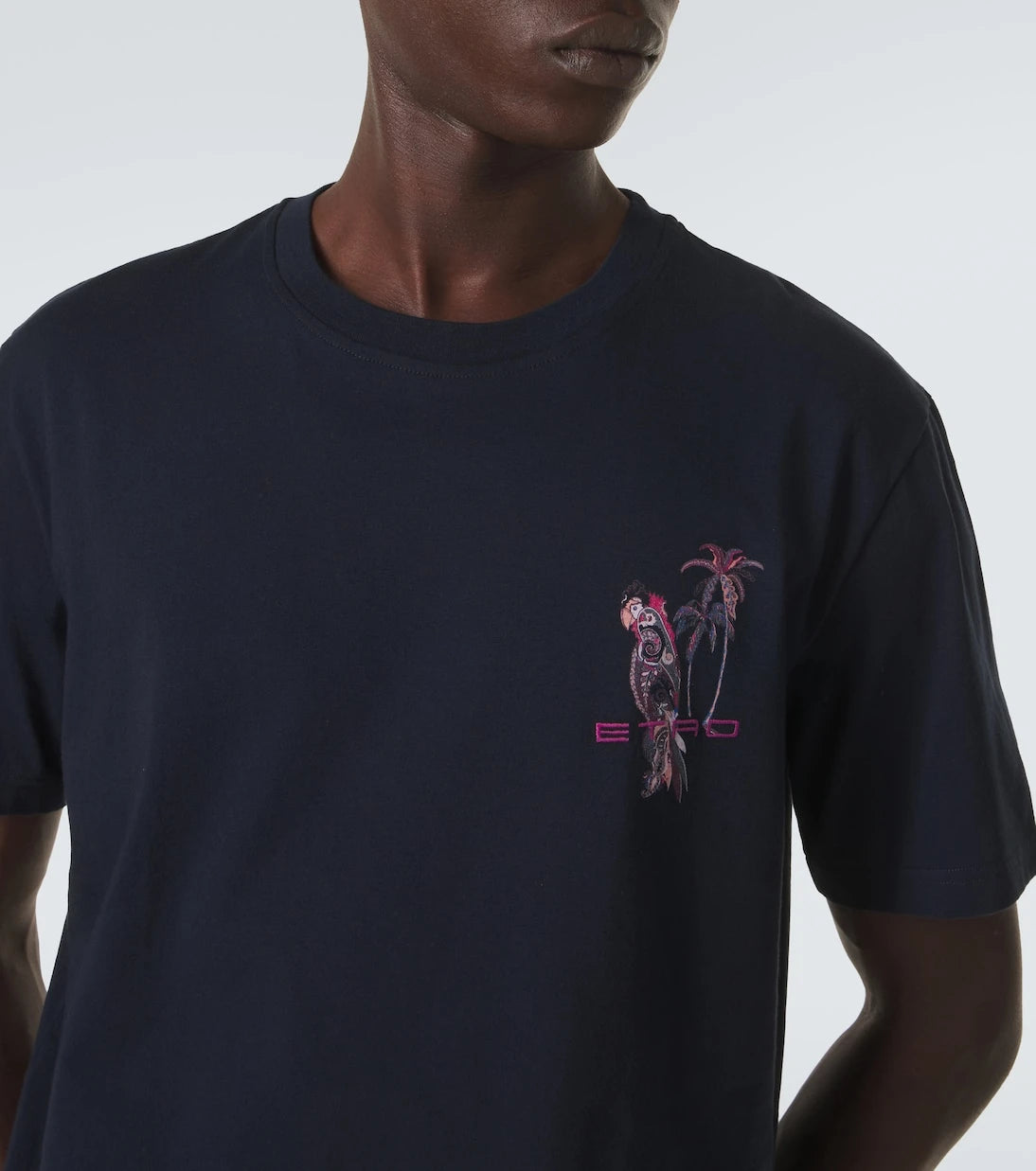 Etro - Printed cotton jersey T-shirt