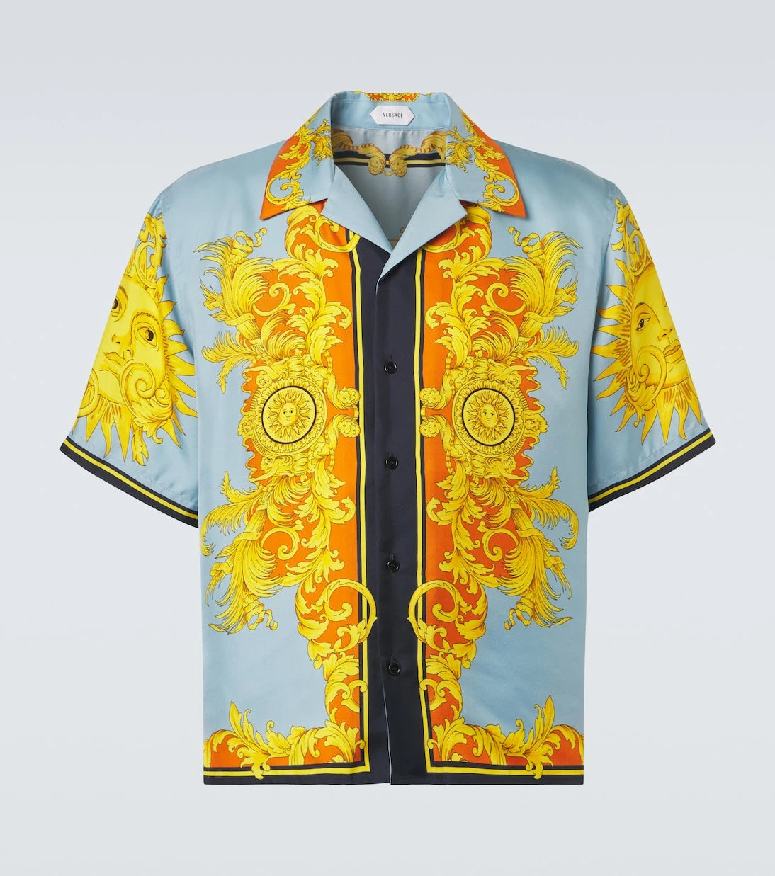 Versace - Printed silk shirt