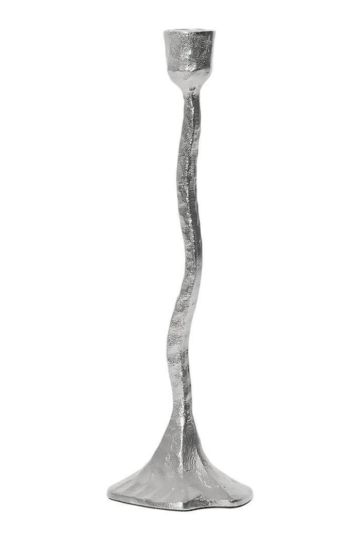 Alüminyum dekoratif şamdan 9 x 31 cm