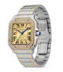 Stainless Steel and Diamond Santos de Cartier Watch 41.9mm