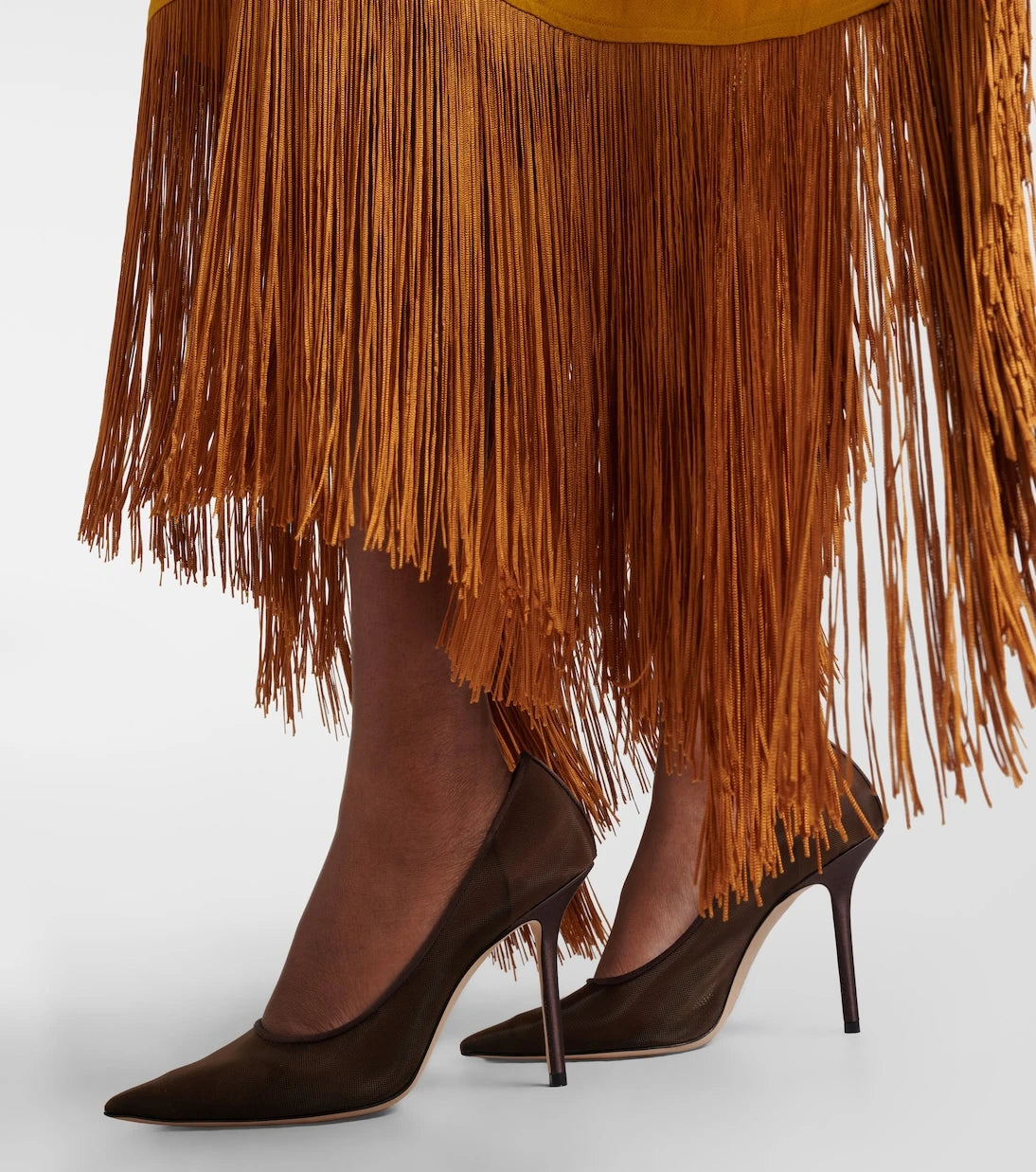 Jimmy Choo - Love 100 mesh pumps