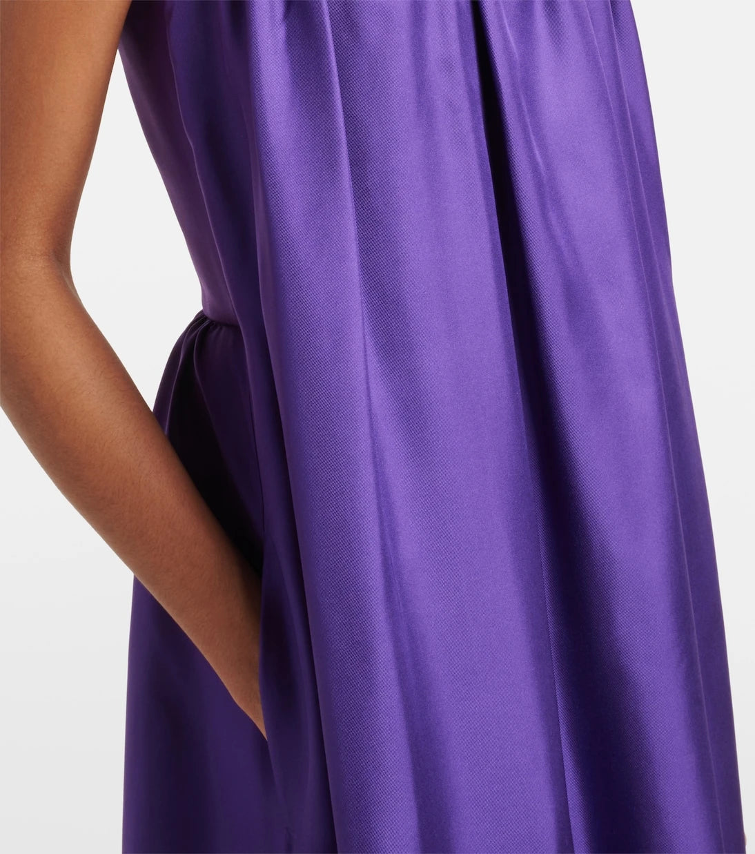 Max Mara - Edda pleated silk maxi dress