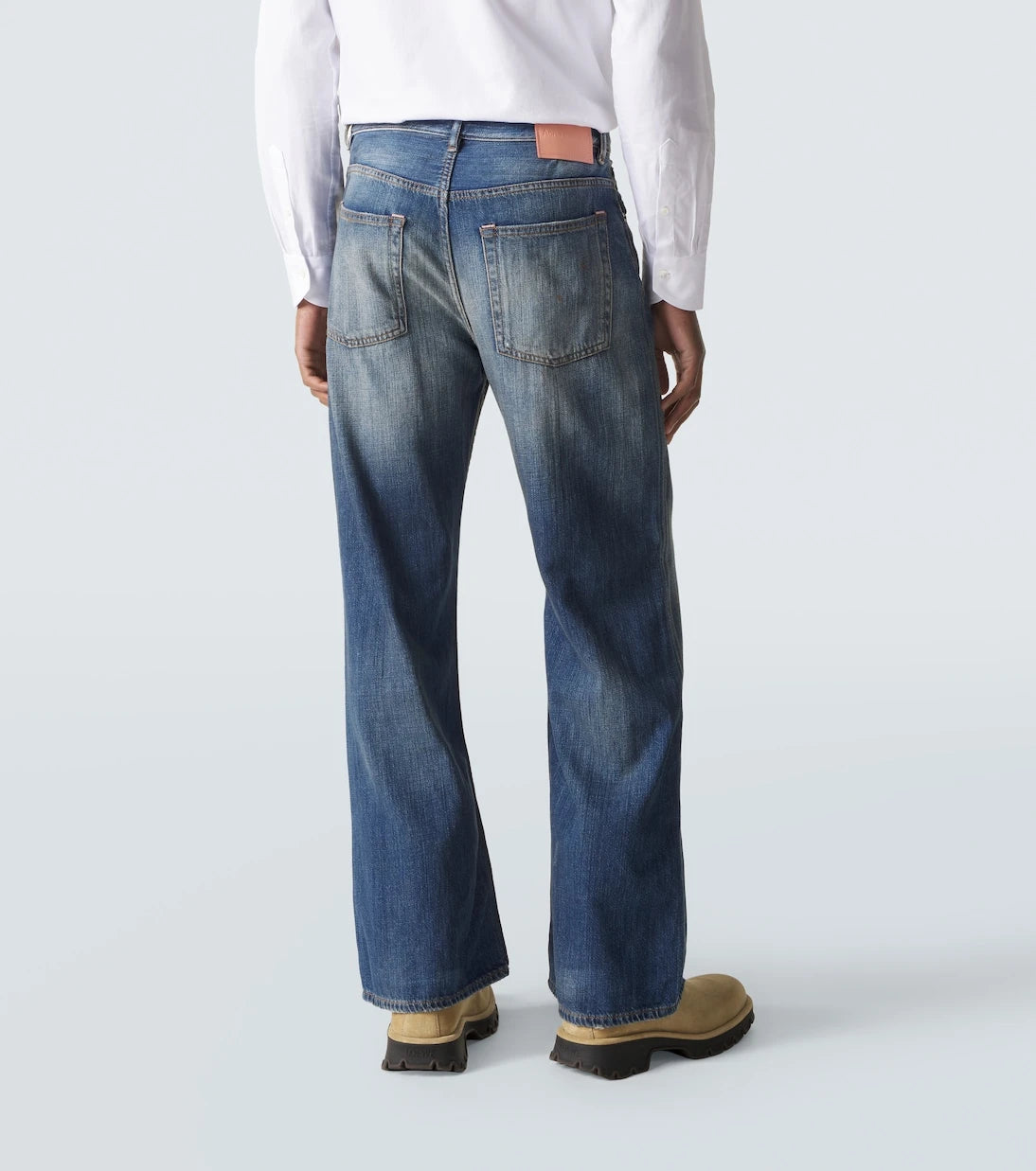 Acne Studios - 2021 distressed wide-leg jeans