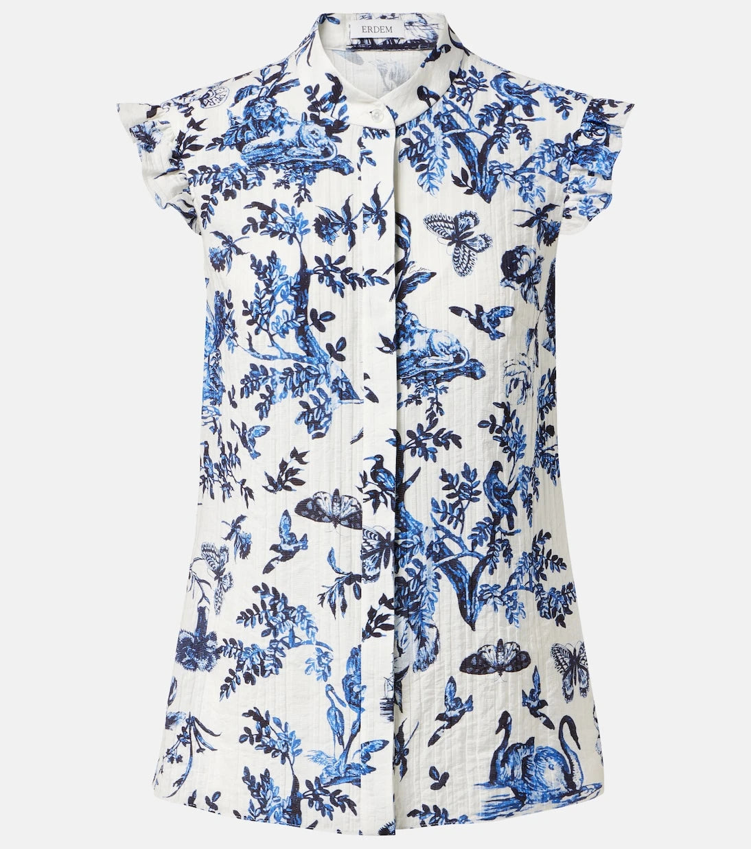Erdem - Floral jacquard top