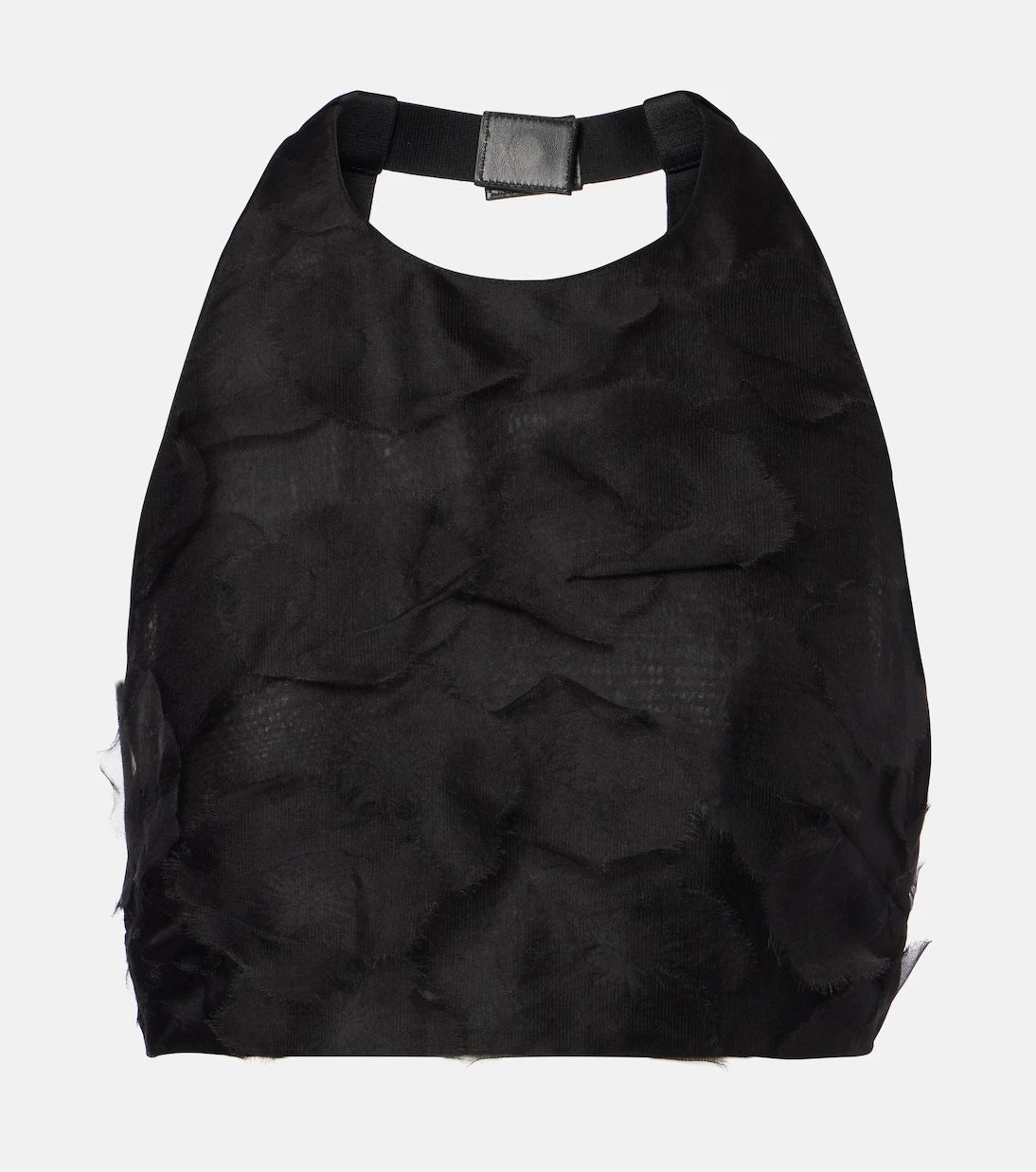 Max Mara - Fumetto silk fil coupé crop top