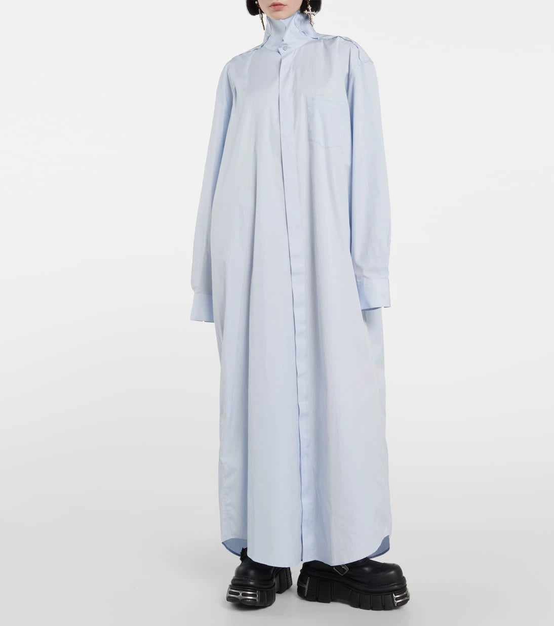 Vetements - Deconstructed cotton shirt dress