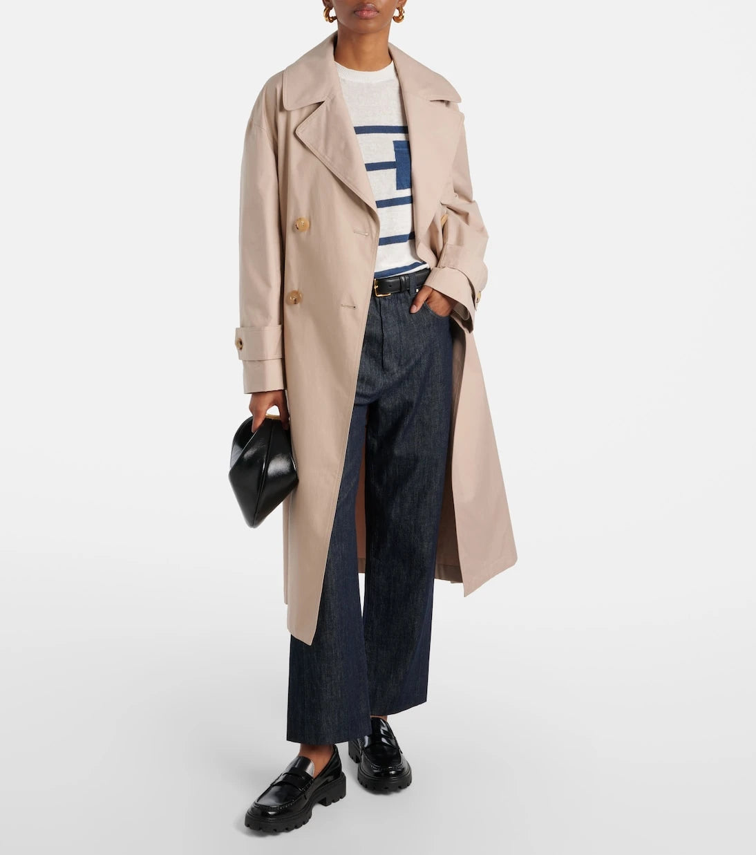 'S Max Mara - سترة أومبري من الكتان