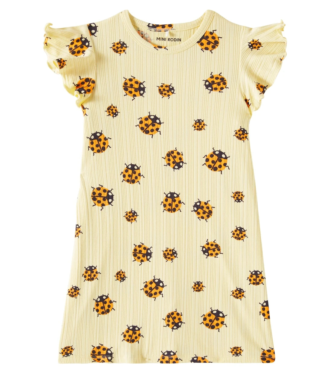 Mini Rodini - Ladybugs cotton-blend jersey dress