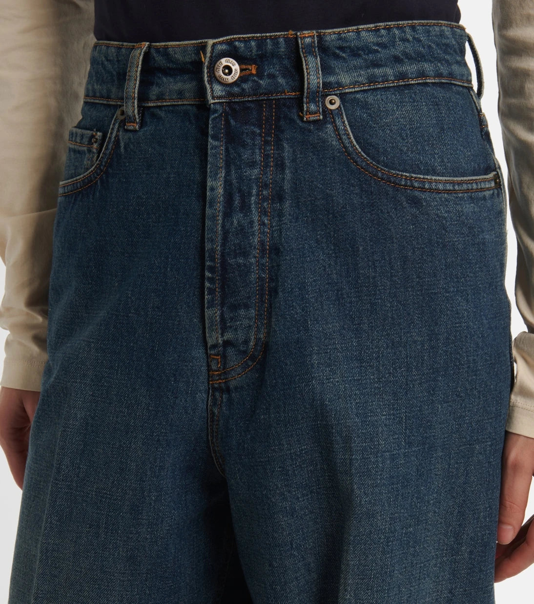 Miu Miu - High-rise boyfriend jeans