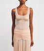 Skims Beige Stretch-Jersey Milky Sheer Tank Top