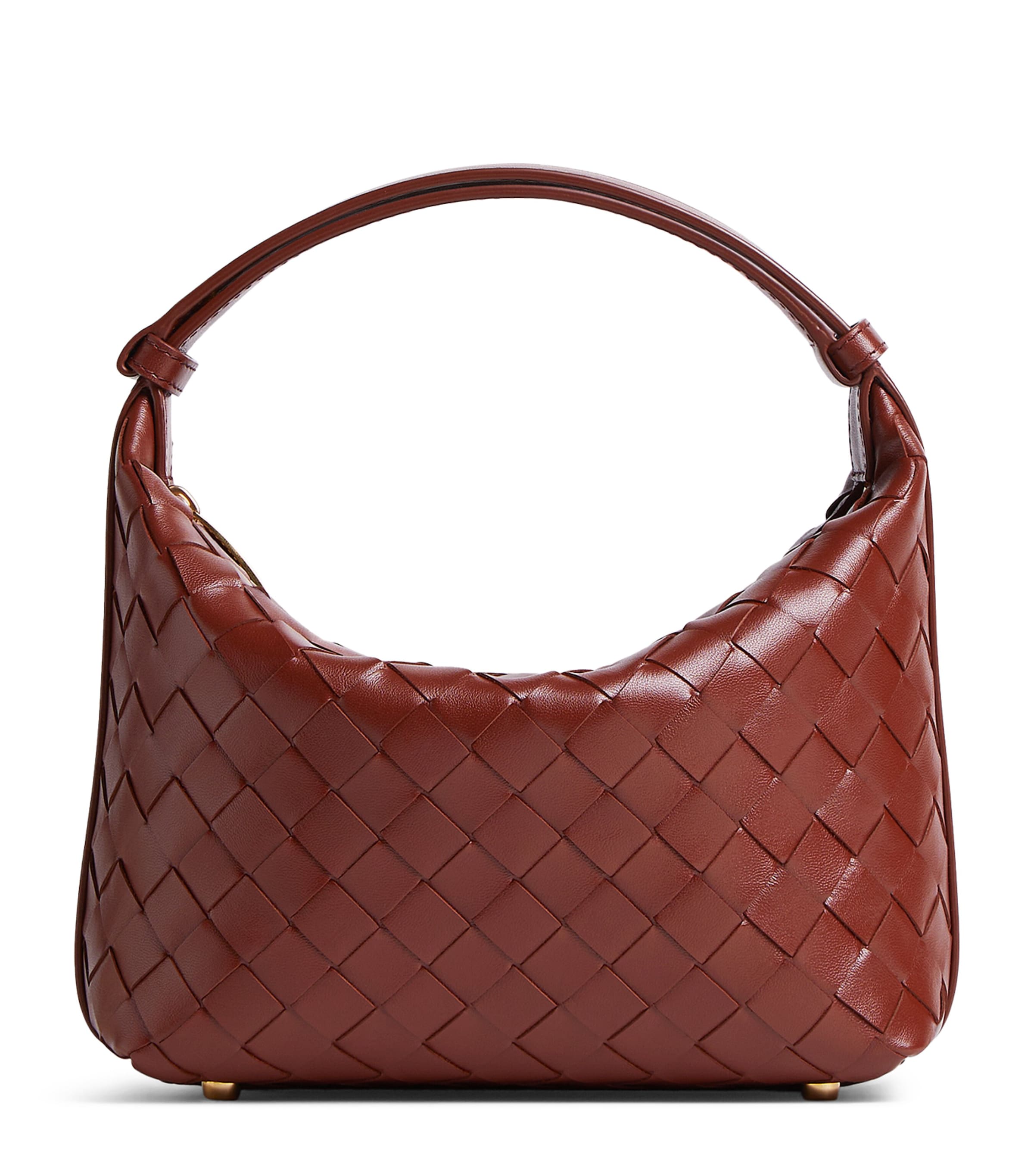 Bottega Veneta Brown Small Wallace Top-Handle Bag