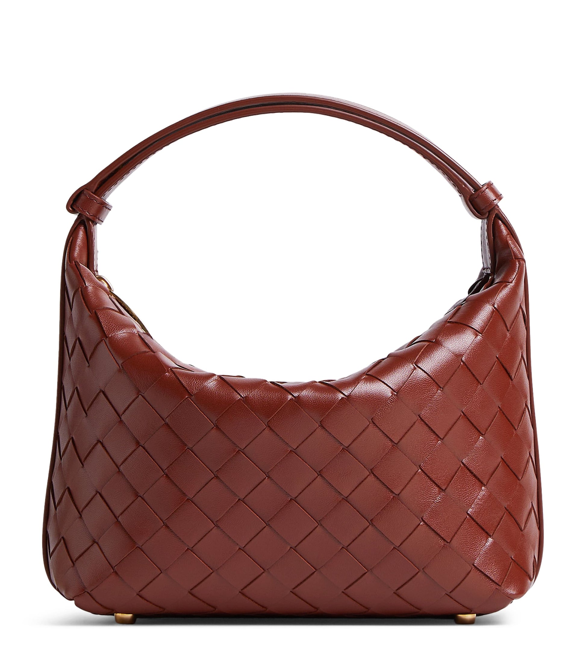 Bottega Veneta Brown Small Wallace Top-Handle Bag