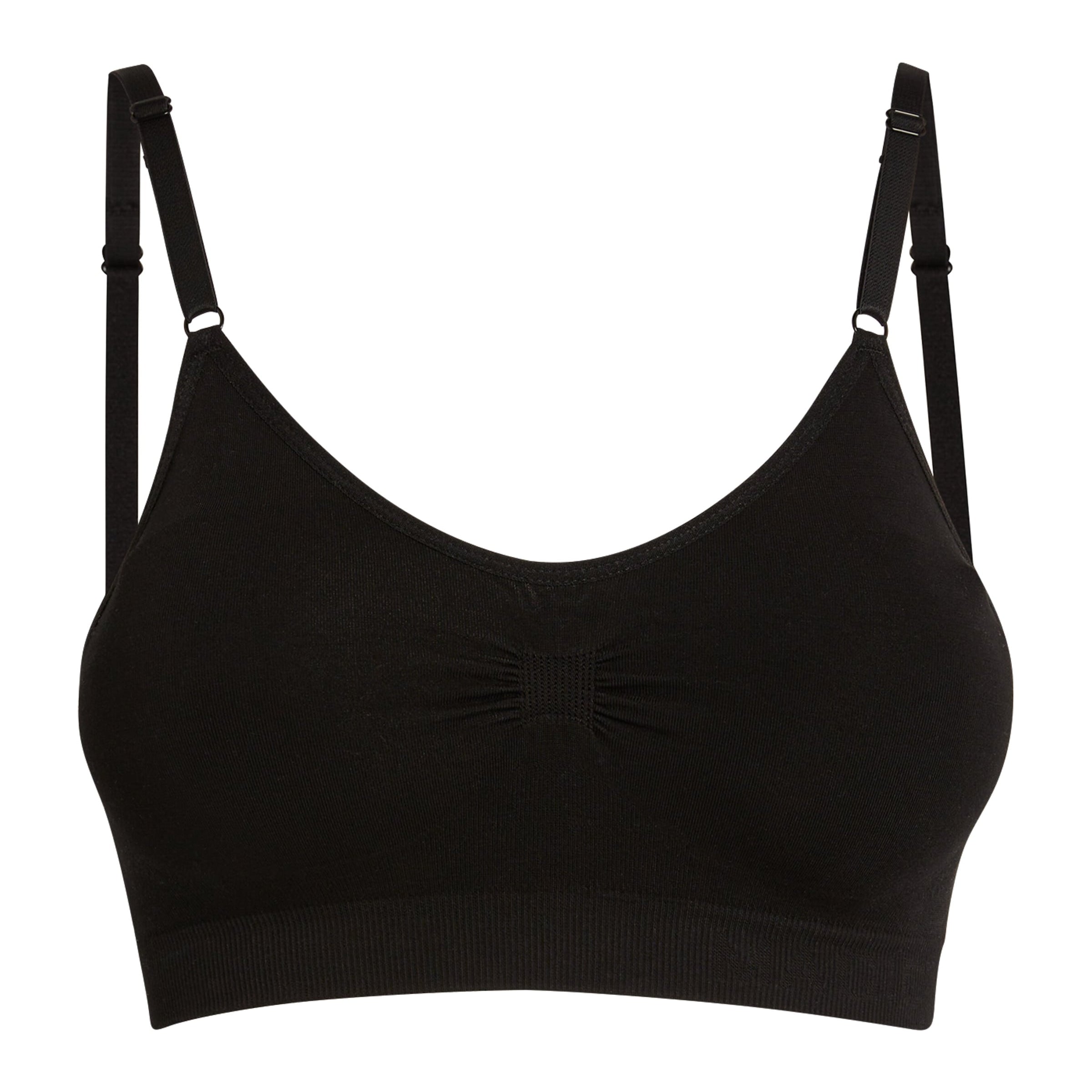 Dsired Black Removable-Inserts Mastectomy Bra