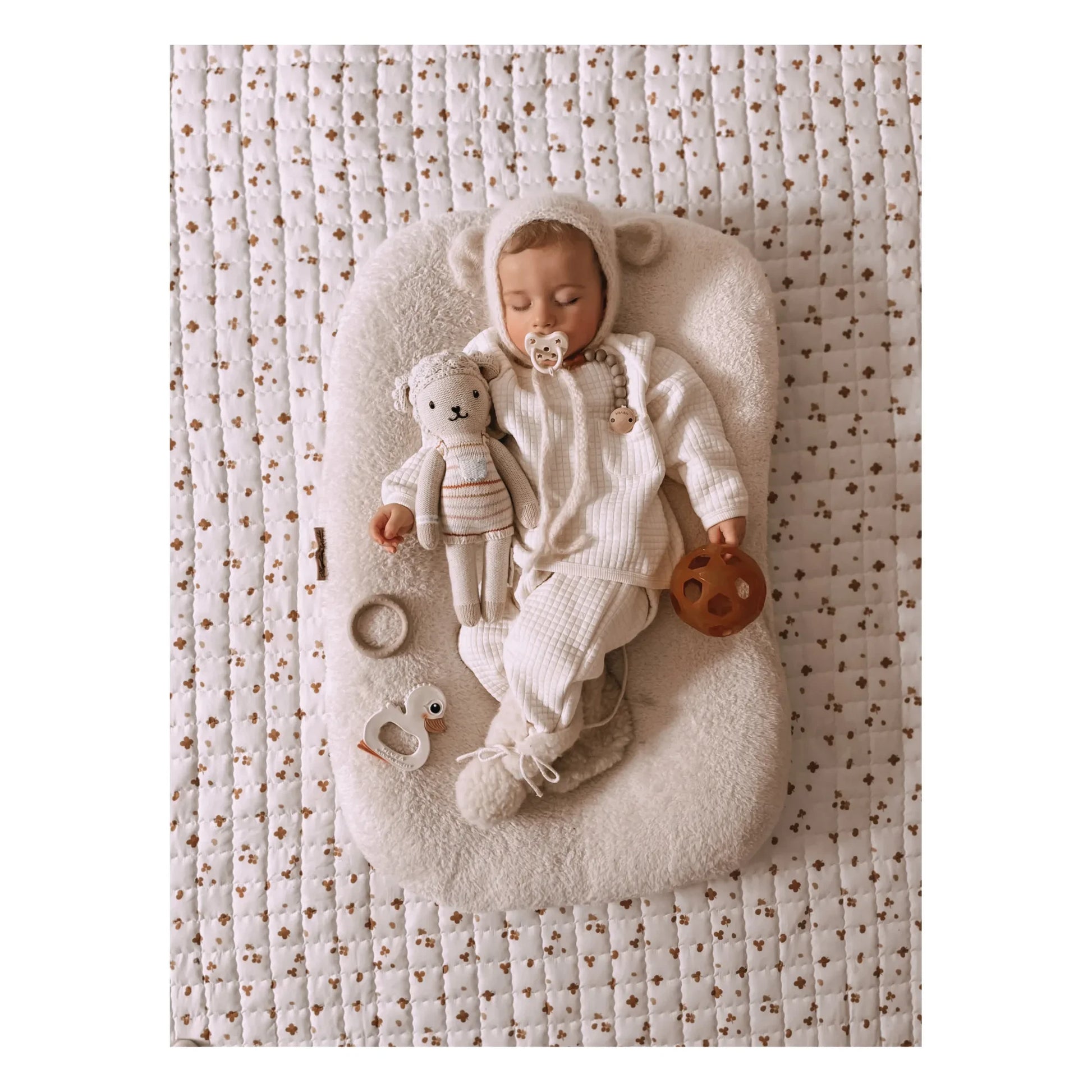 Hevea - Natural Rubber Physiological Dummies - Set of 2 | Beige