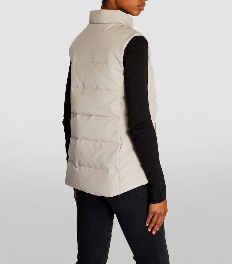 Canada Goose Beige Down-Filled Quilted Freestyle Gilet