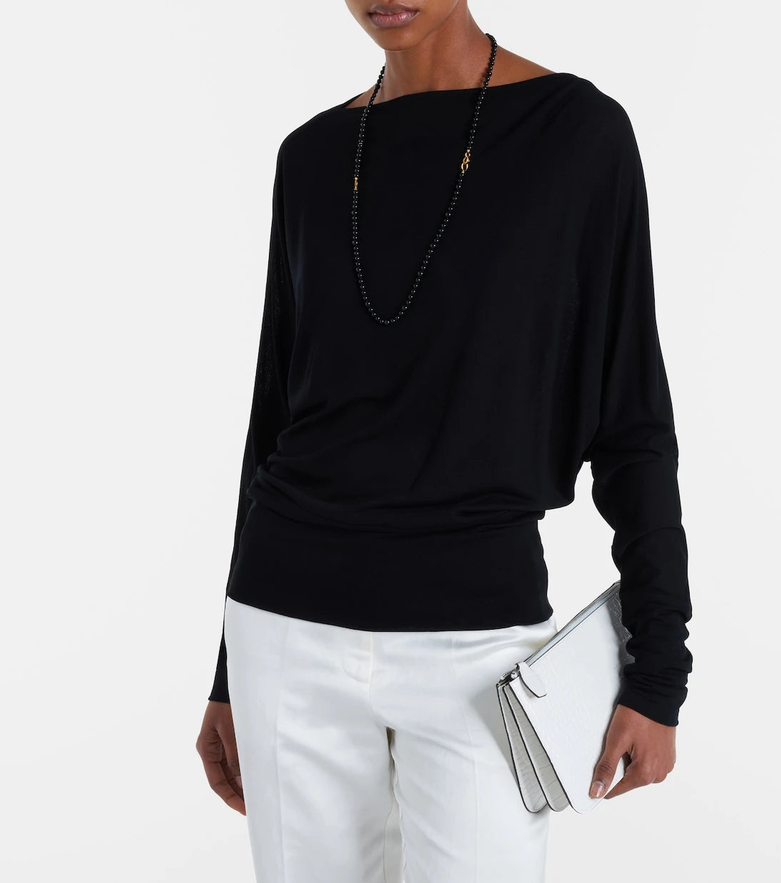 Toteme - Draped jersey top