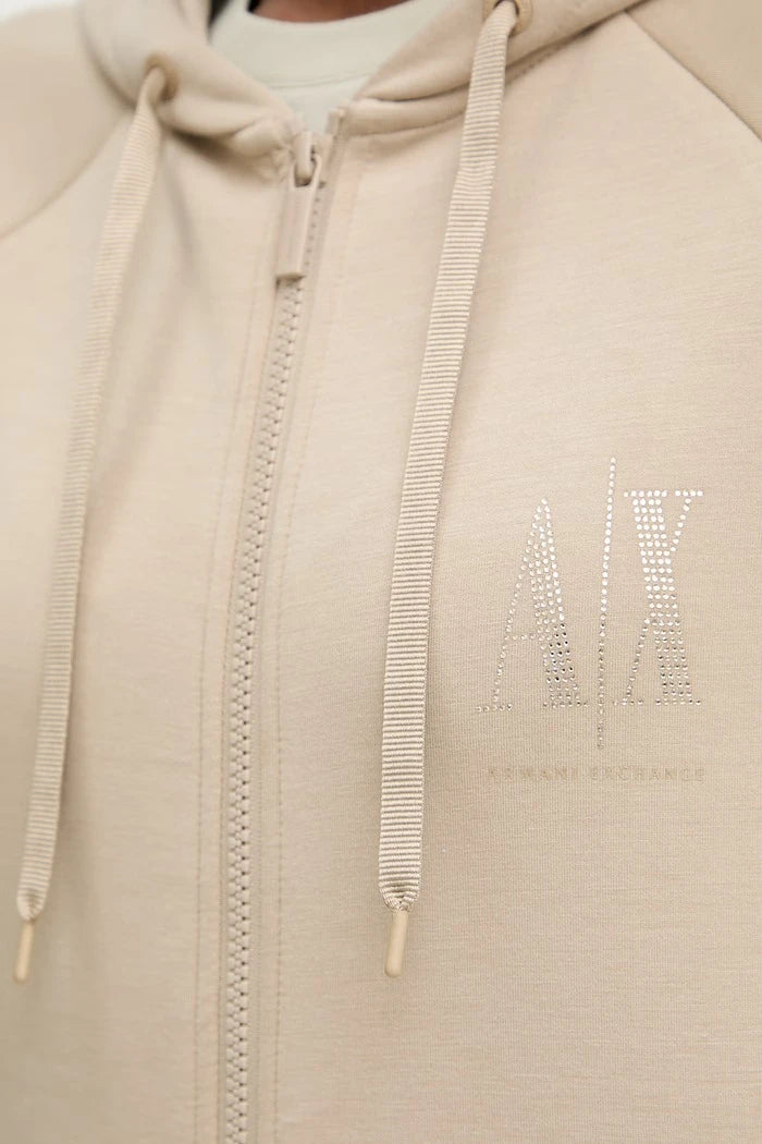 Armani Exchange суичър дамски от вискоза
