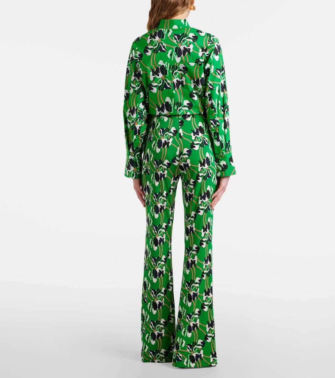 Diane von Furstenberg - Brooklyn printed flared pants