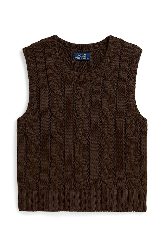 Çocuklar için pamuklu Polo Ralph Lauren yelek