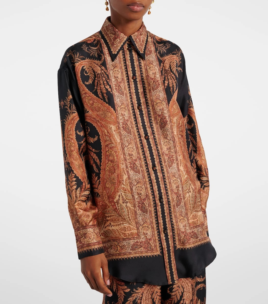 Zimmermann - Hypnotic silk shirt