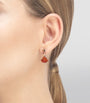 Rose Gold, Diamond and Carnelian Divas' Dream Earrings