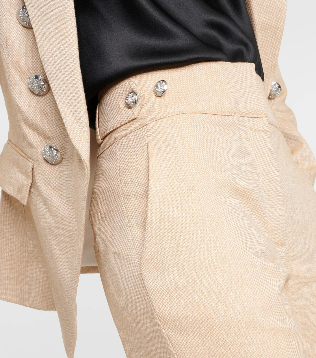 Veronica Beard - Aubrie linen-blend cropped pants