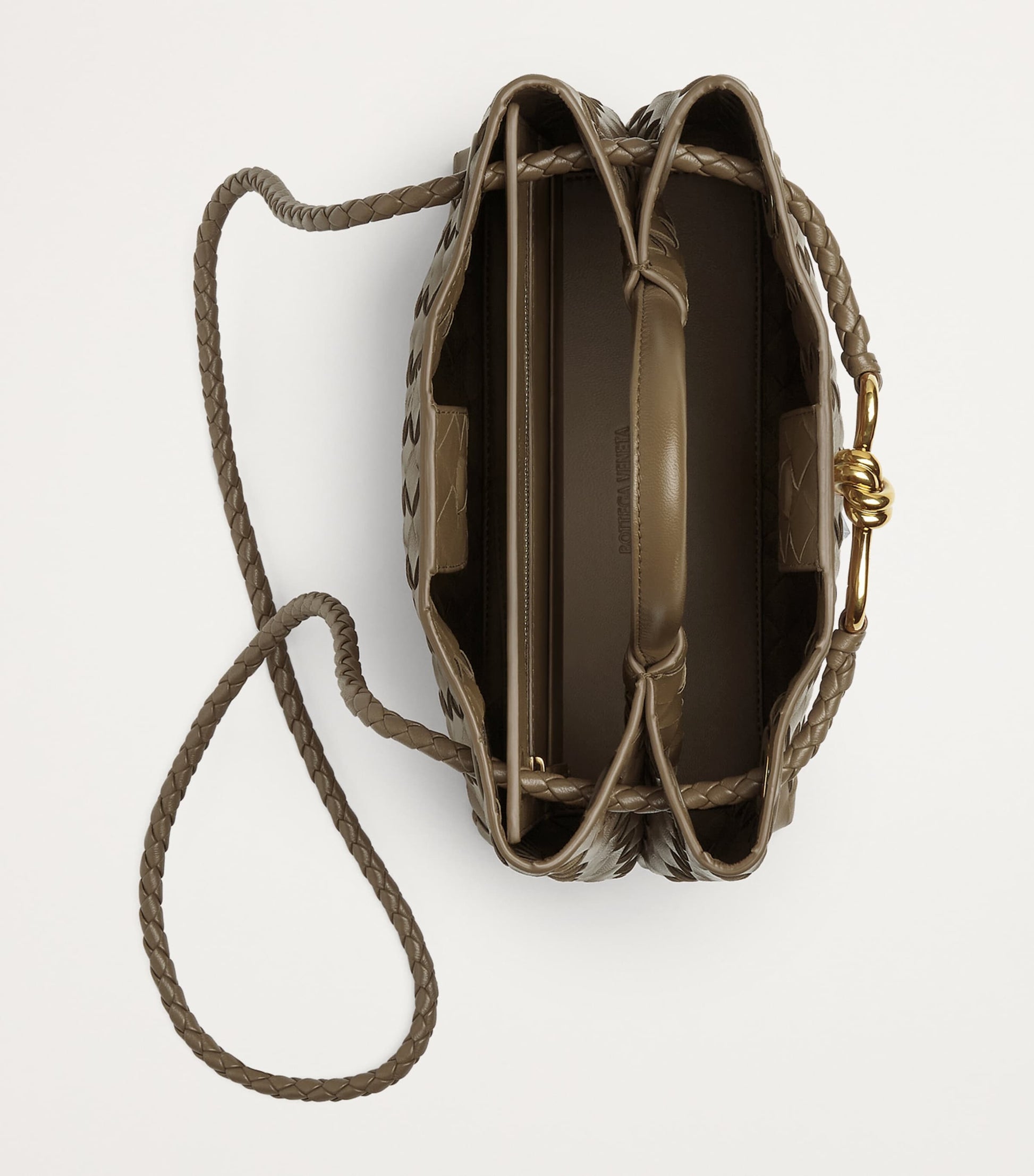 Red Small Lambskin Andiamo Shoulder Bag