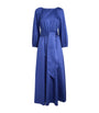 Cotton Belted Bellan Maxi Dress COBALT