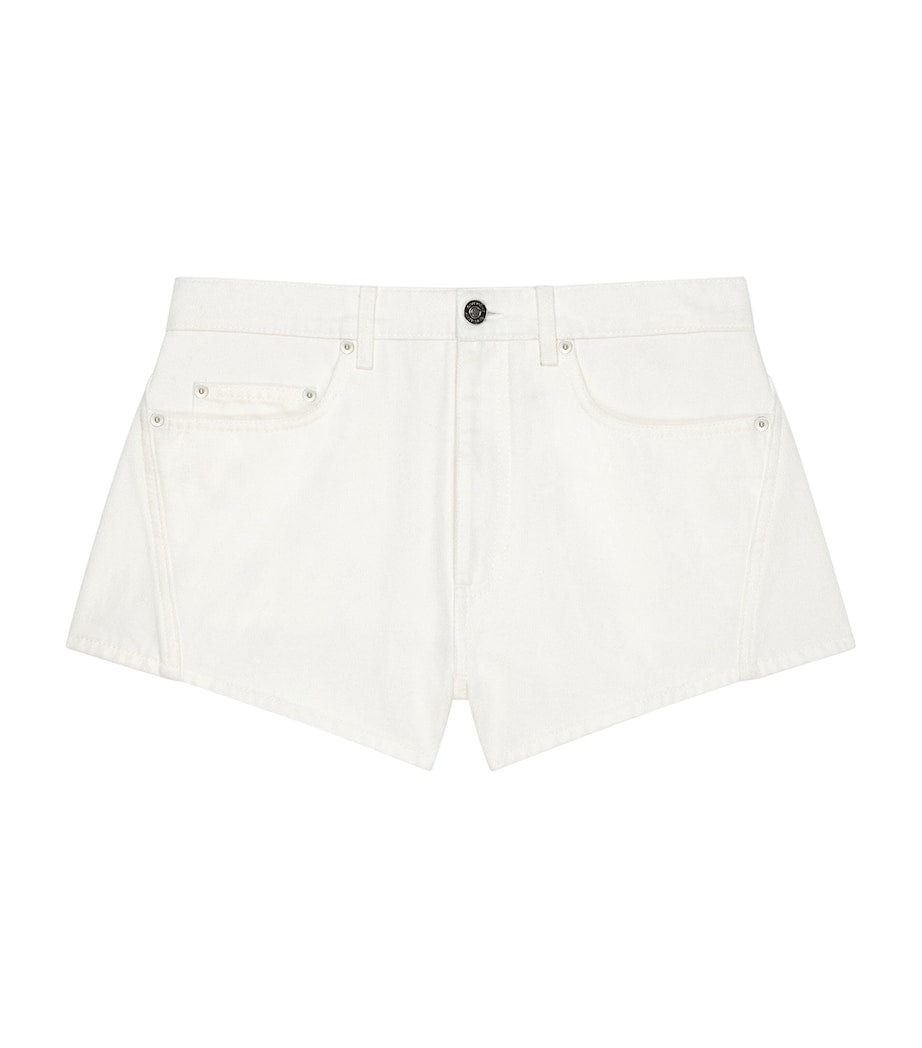Givenchy White Denim Shorts