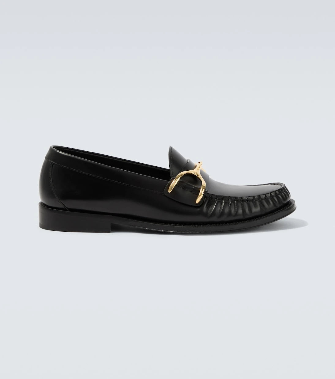 McQueen - Wishbone leather loafers