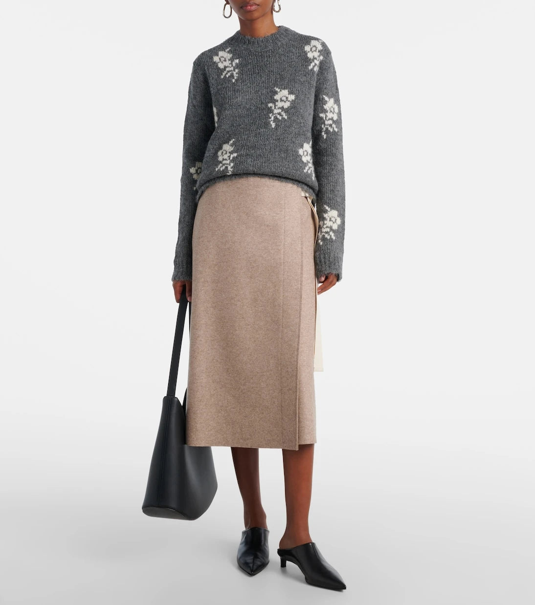 Jil Sander - Intarsia alpaca and wool-blend sweater