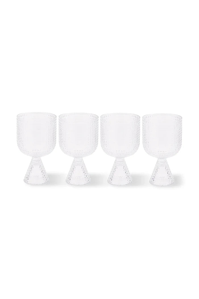 POLSPOTTEN Rooftop 390 ml Şarap Kadehi Seti