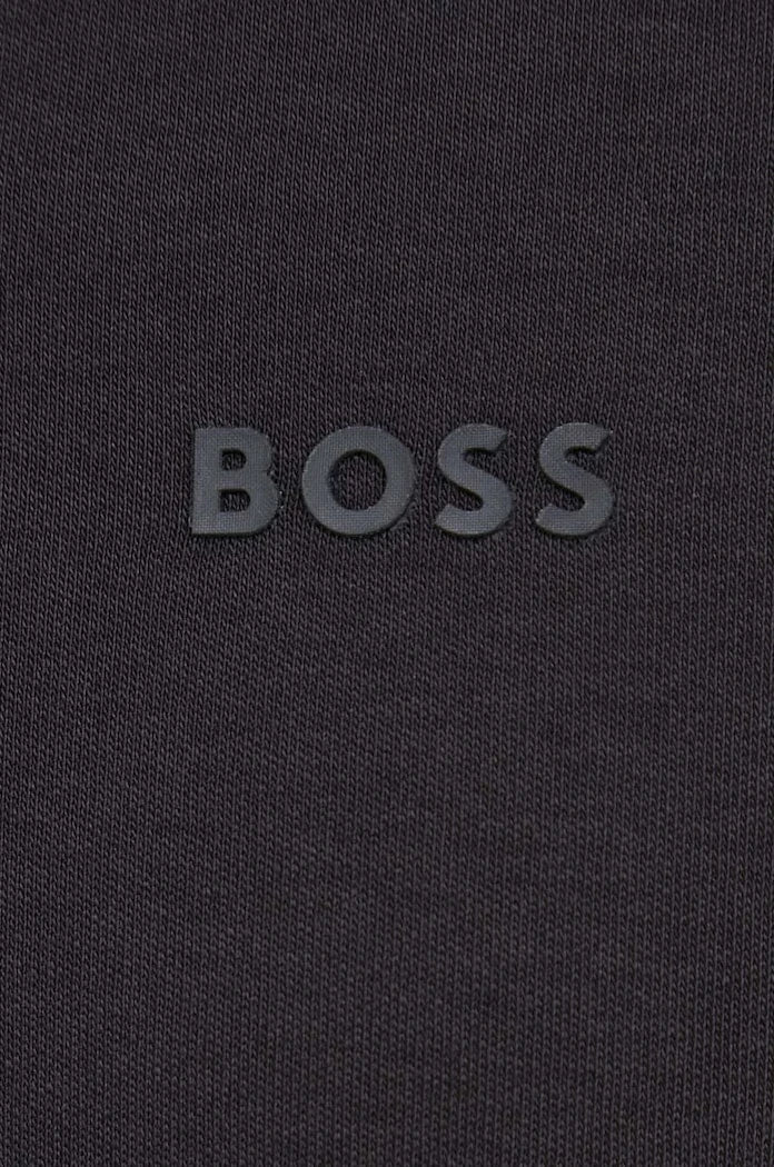 BOSS тениска с яка мъжка от памук