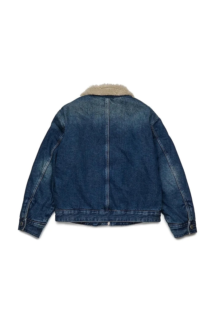 Детско памучно яке Diesel JOMOX-FUR JACKET