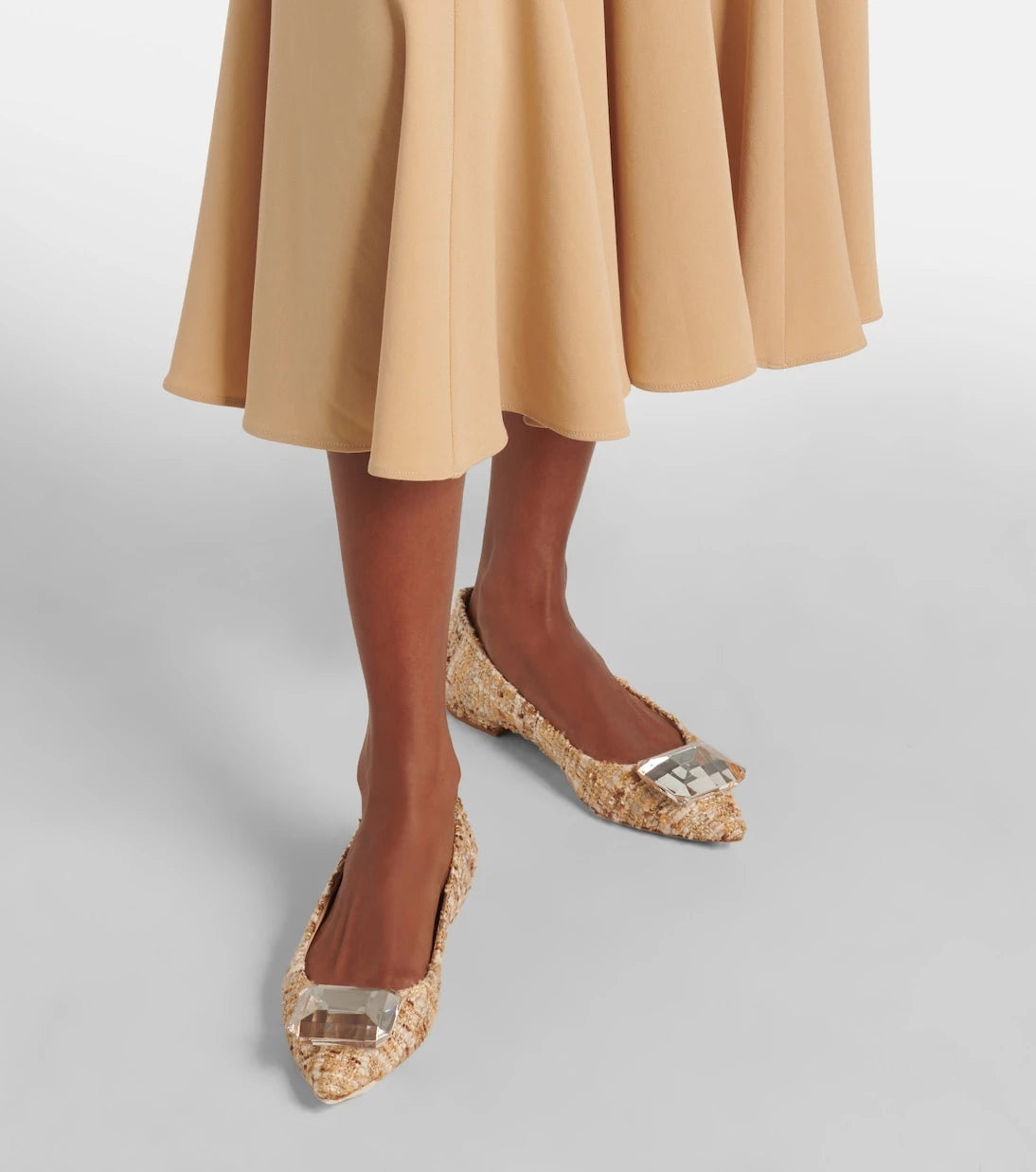Gianvito Rossi - Jaipur bouclé ballet flats
