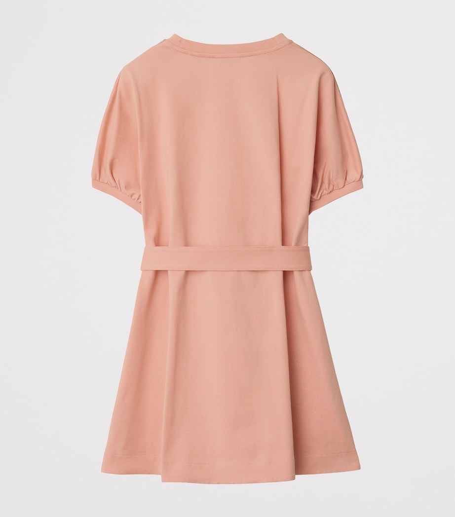 Burberry Kids Pink Check-Trim EKD Dress (3-12 Years)