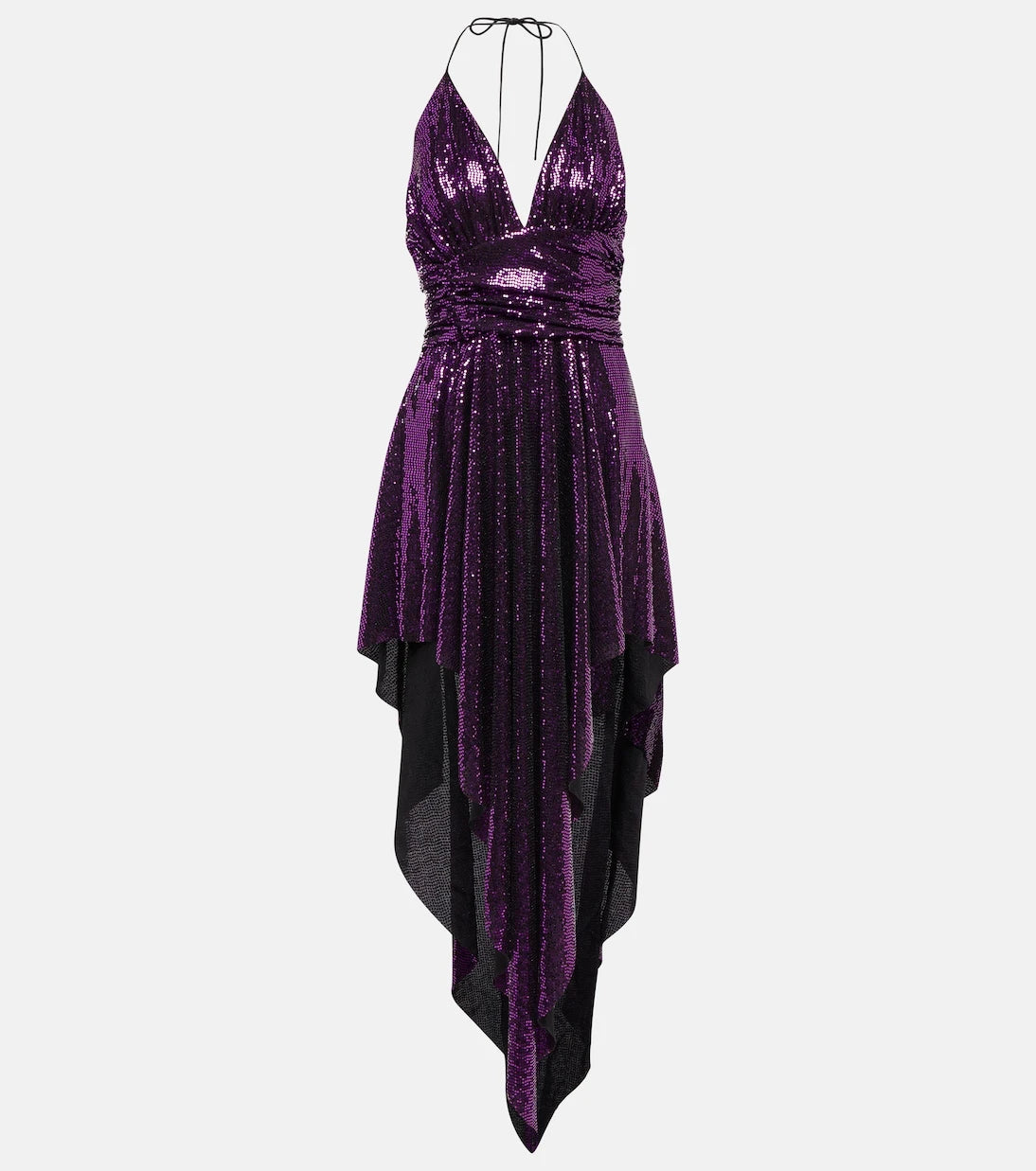 Alexandre Vauthier - Embellished asymmetrical midi dress