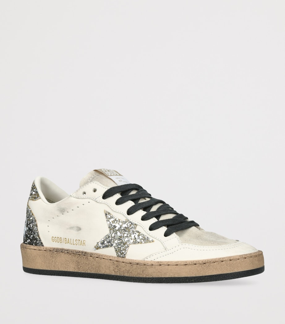 White Suede Ball Star Sneakers
